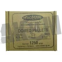 Пули Люман Domed pellets (1250 шт) круглая головка 0,68 гр, калибр 4,5мм в Екатеринбурге фото