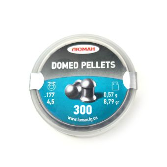 Пули Люман Domed pellets (300 шт) круглая головка, 0,57 гр, калибр 4,5мм в Екатеринбурге фото